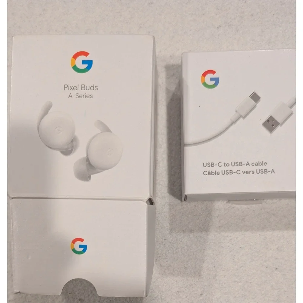 Google Pixel Buds A-Series USB-C Packaging Tech Minimal BOXES ONLY